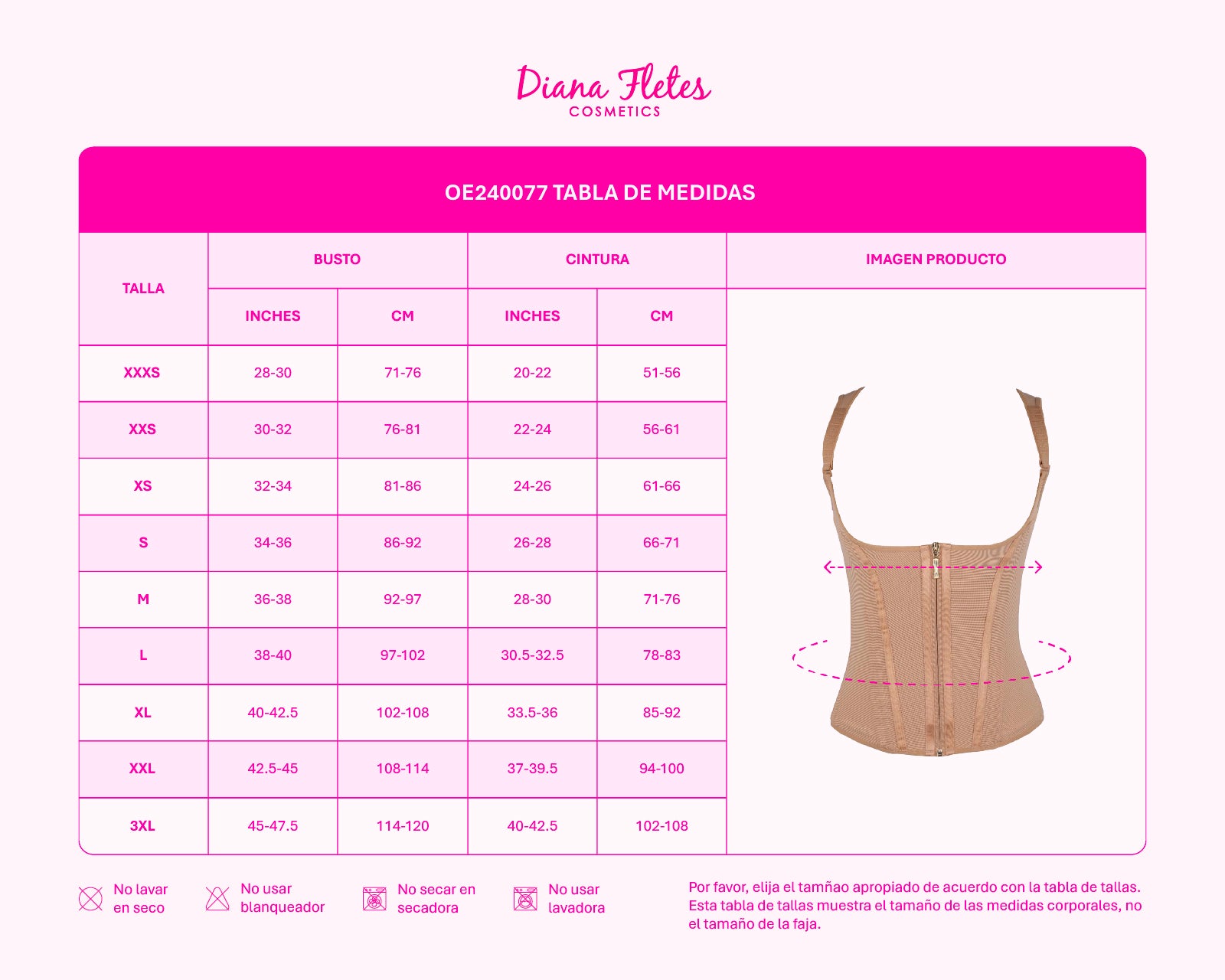 Cinturilla Con Chaleco Diana Fletes