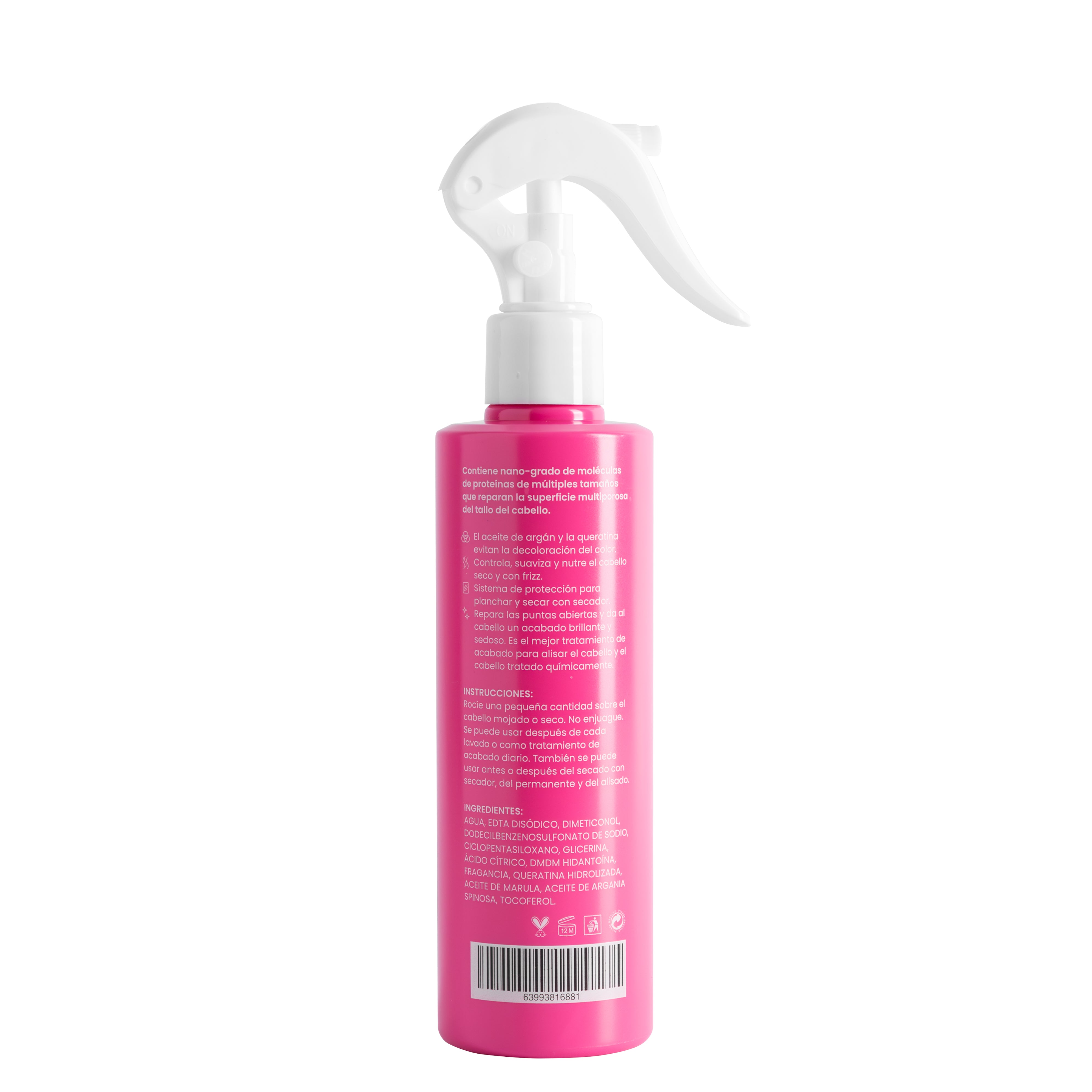 Spray Nutritivo Con Protector De Calor Diana Fletes