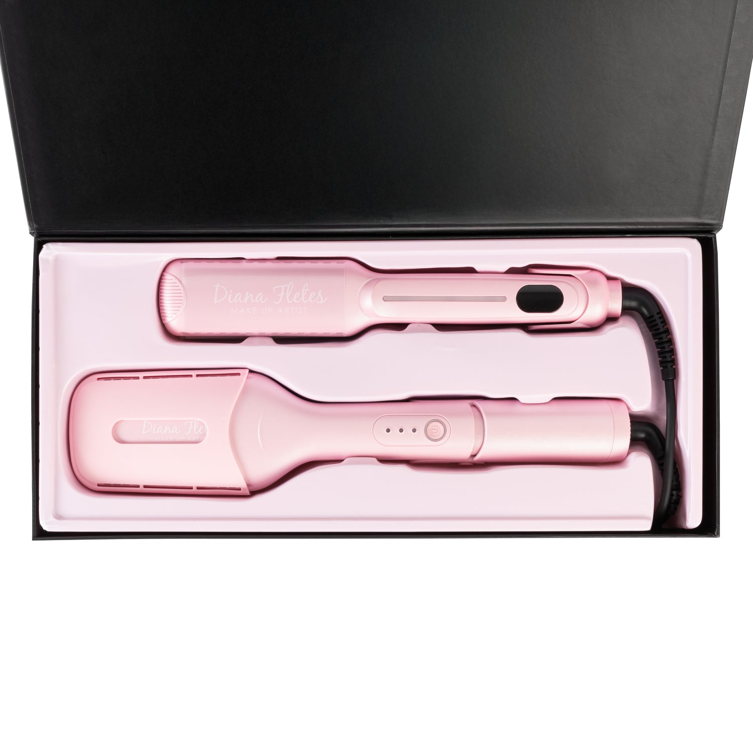 Set Plancha Infrarroja + Plancha 2 en 1 Light Pink