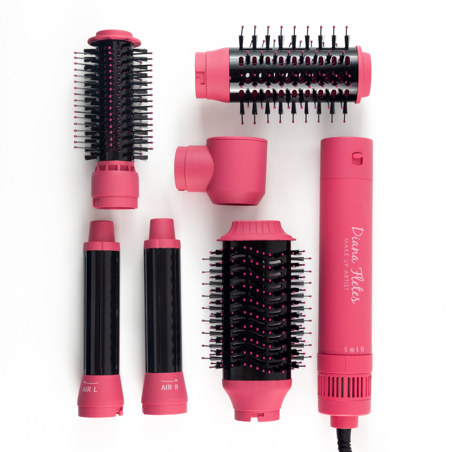 Multi-Estilizador 6 Cabezas Pink