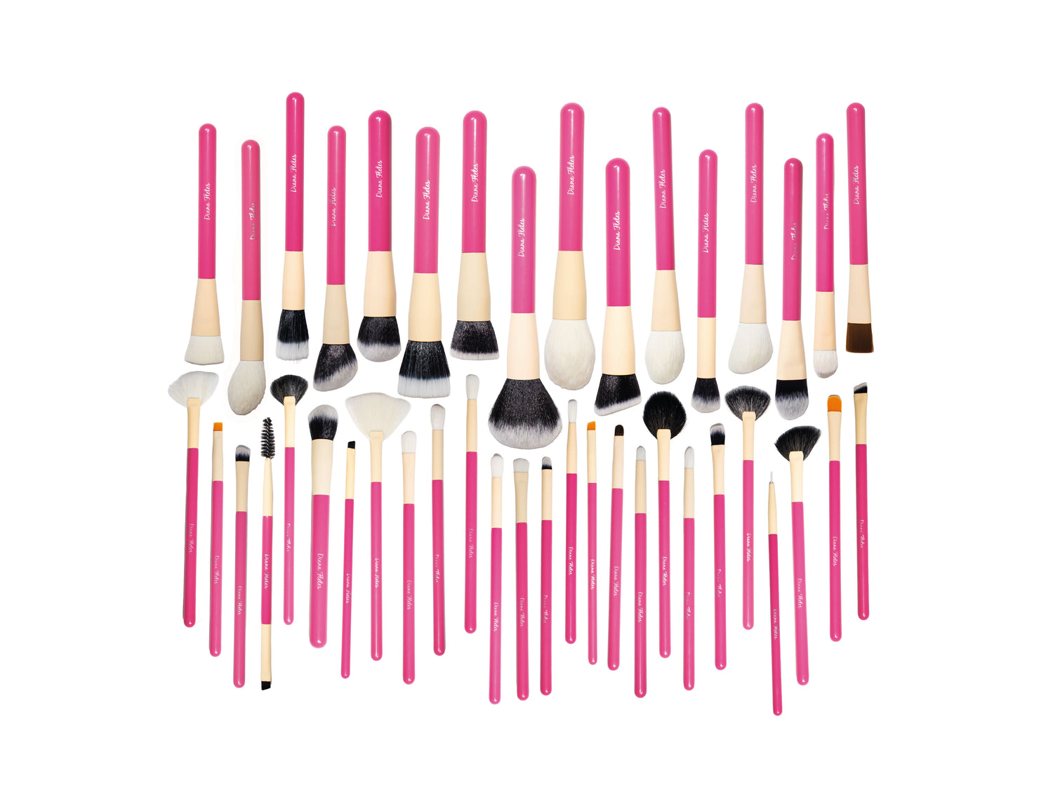 Set de 40 Brochas Pink Profesionales