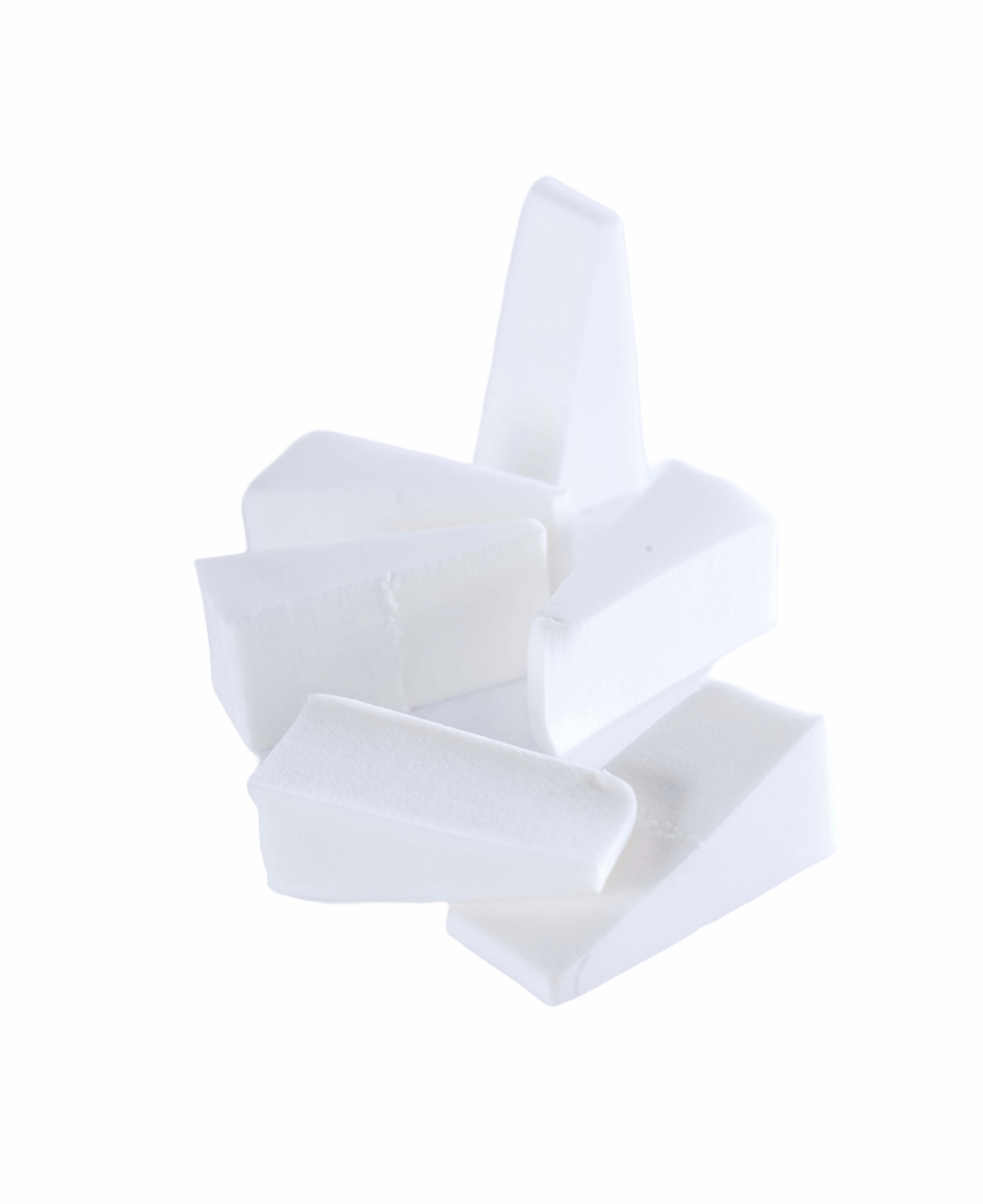 Cosmetic triangles swabs