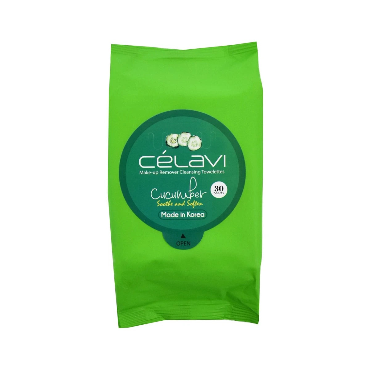 Cucumber makeup remover wipes